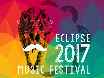Eclipse 2017 2017 color dino eclipse music trex