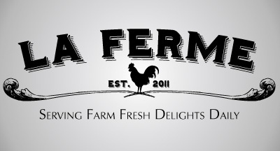La Ferme Logo Design agriculture logo