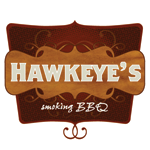 Hawkeyes BBQ Logo bbq logo