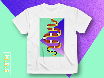 psychedelic snake - T-Shirt