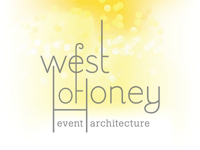 West of Honey - Event Design bee event design event planning hive honey logo