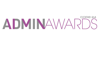 Admin Awards Logo awards core24 dallas ft. worth metallic ink