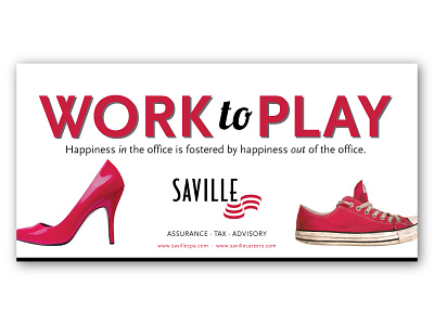 Work to Play Recruitment Campaign converse high heel play recruitment work