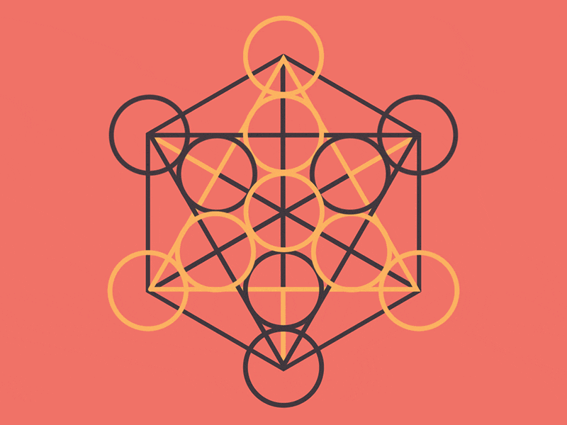 MetatronsCubeCW after effects clean gif metatrons cube sacred geometry spiritiual