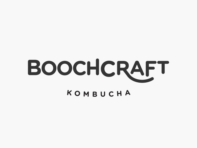 Boochcraft Kombucha Logo Concepts beer branding kombucha logo
