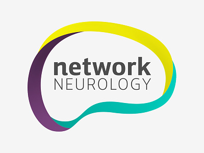 Network Neurology logo concept brain health logo mind network neurology