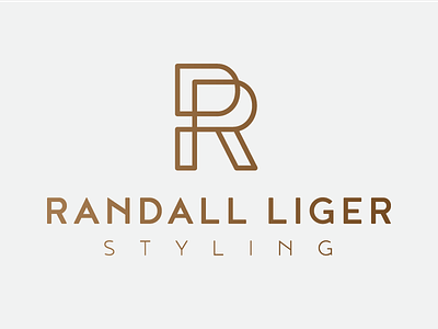 Randall Liger gold icon logo r styling