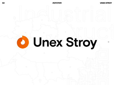 Unex Stroy agency branding design illustration logo portfolio ui ux web