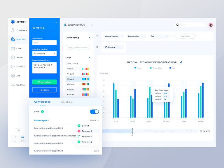 Data System, Data Background by Ray on Dribbble