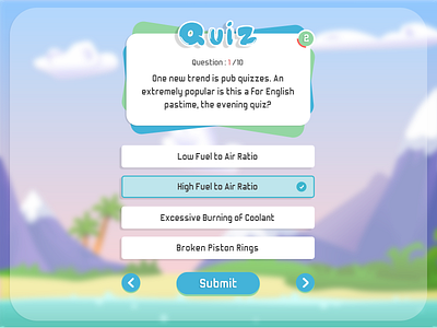 Quiz Game UI