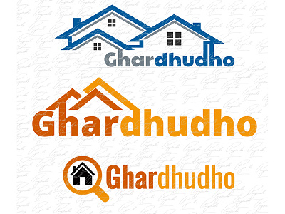 Ghar Sample Logo illustrator logo design photoshop