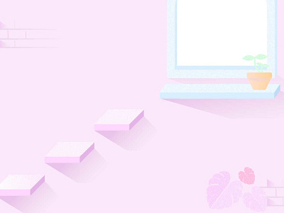 The heaven stairs adobe adorable cute illustrator ilustration lovely pink