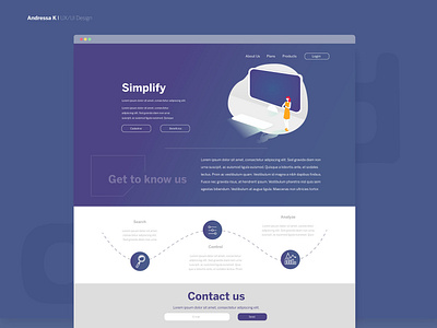 Website - Purple adobe illustrator ui ux ux ui ux design website