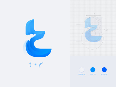 Dolphin Logo blue dolphin dolphin icon dolphin logo english letters font geometry graphic design inspiration inspiration inspiration logo design symbol inspirations sea t 商标 图像 字母 字母logo 海豚logo 海豚图标 美学