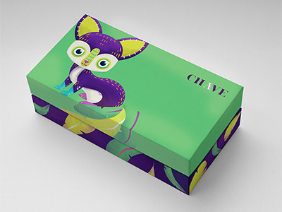 CHAVE packaging design alebrije box feathers graphic design packaging