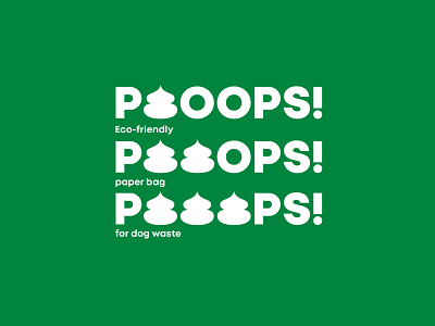 POOOPS! — Logo dog graphic design logo packaging