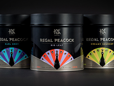Regal Peacock gift jaf tea packaging pattern sri lanka tea tea leaf