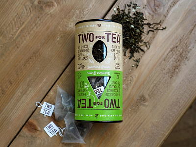 Two for Tea packaging design organic packaging packagingdesign tea