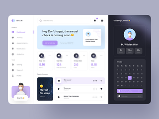 Let's Life - Health Dashboard Exploration by Wildan 👋 for Vektora on ...
