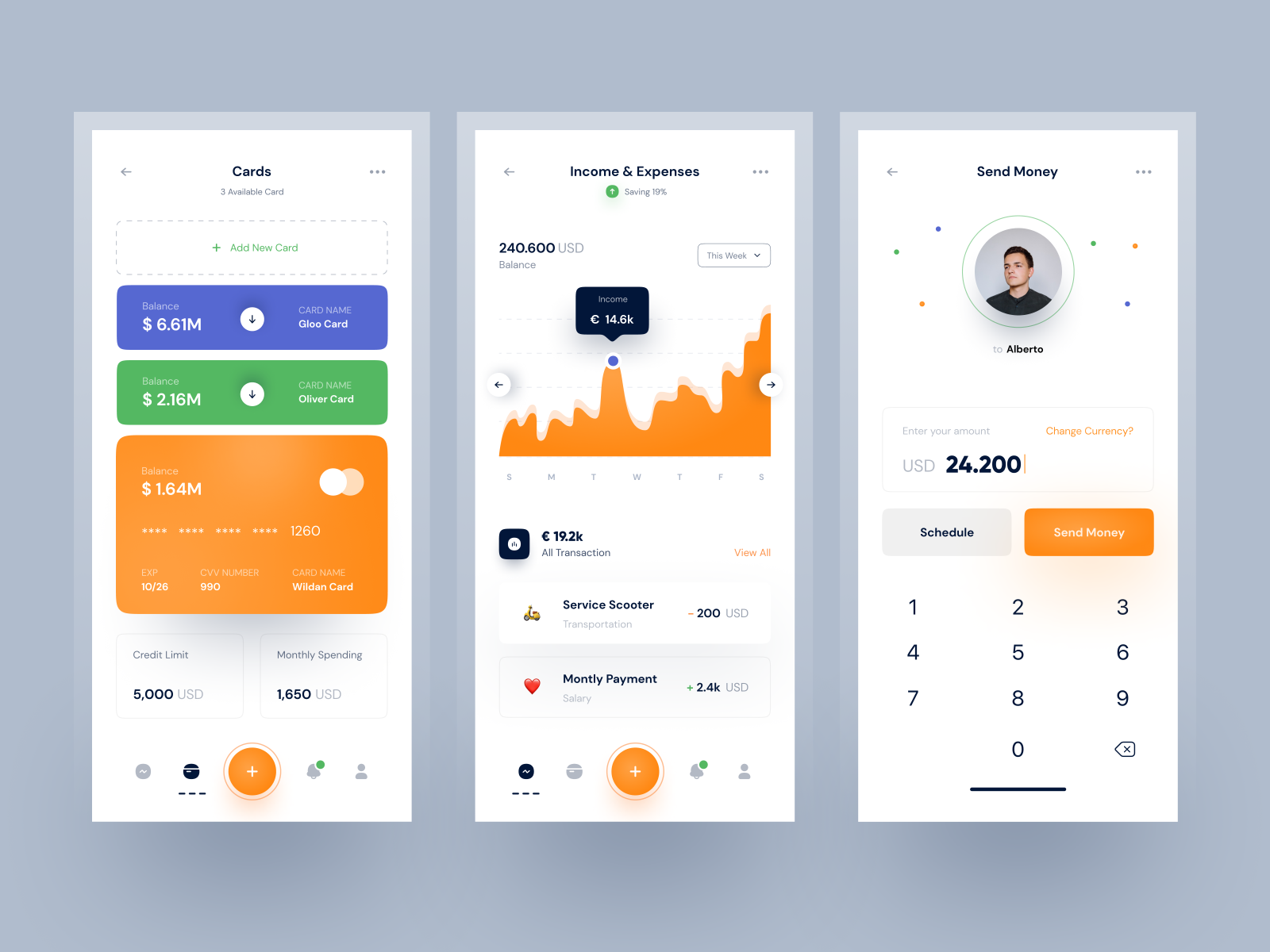 🎁 Mobile Banking - Dashboard by Wildan 👋 for Vektora on Dribbble