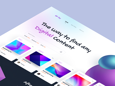 NFTzy - Market Place by Wildan 👋 for Vektora on Dribbble