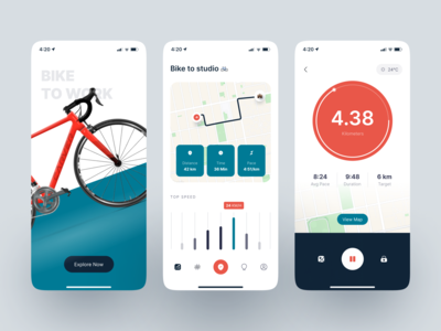 Bike to hot sale work app