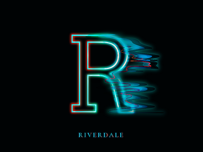 TV Series Alphabet: Riverdale alphabet crime design drama graphic illustration minimal mystery riverdale series tv typography