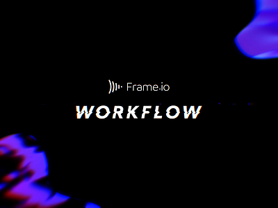 Workflow Ident after effects animation frame.io ident logo neon workflow