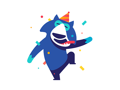 Party Party Yeah By Alexey Kuvaldin For Sticker Place On Dribbble