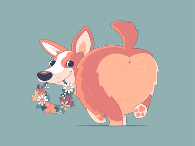 Corgi Butt designs, themes, templates and downloadable graphic elements on  Dribbble