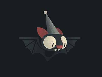Bud animal bat character character design cute dark just for fun mouse wizard