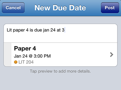 Tabule v1.0 Add Assignment