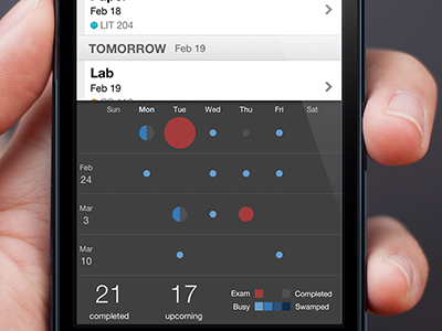 Tabule Dot Chart app iphone student planner tabule todo