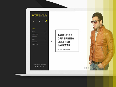 Luxembourg Shopify Theme clean design ecommerce graphic minimalistic shopify template templates theme themes uiux web website