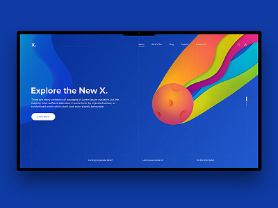 X Landing page