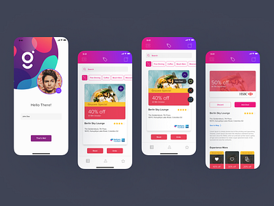 Deal App Design app design minimal ui