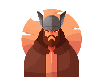 Viking character illustration mythology viking