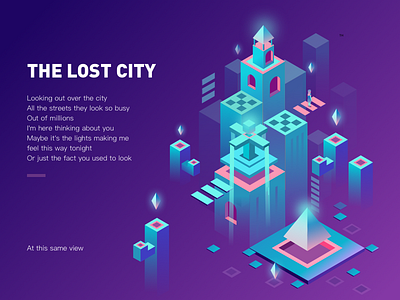 The lost city illustrations