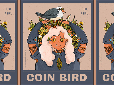 The cion bird_illustration