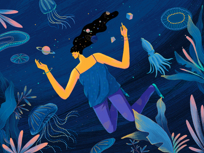 Illustration - Ocean design gif illustrations