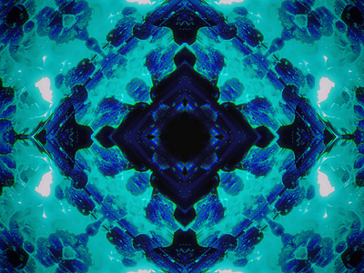 Blue LAVA aftereffects kaleidoscope trapdcode