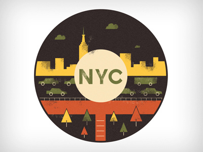 New York design digital illustration newyork vibes