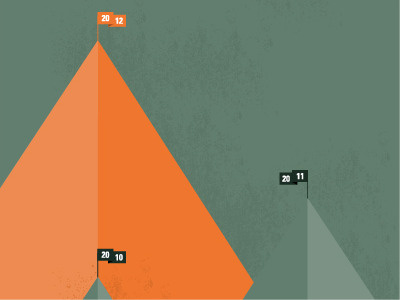 To Resolve Project - New Heights contribution design digital flags illustration mountains newyear vibes