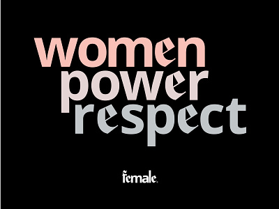 Fe—2 empower fashion logo logotype women