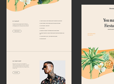 FiestaFriday branding clean design illustration typography ui