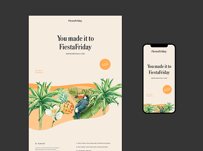 FiestaFriday branding creative design illustration logo typography ui