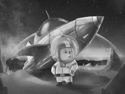 Kid Astronaut adventure astronaut character drawing procreate space