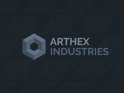 Arthex Industries branding design graphic logo wordmark