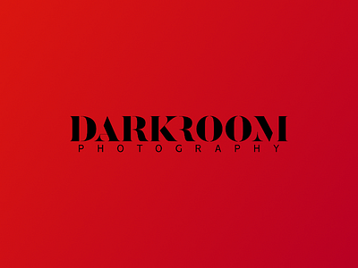 Darkroom Photography branding design graphic logo wordmark