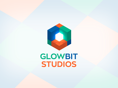 Glowbit Studios branding design graphic logo wordmark